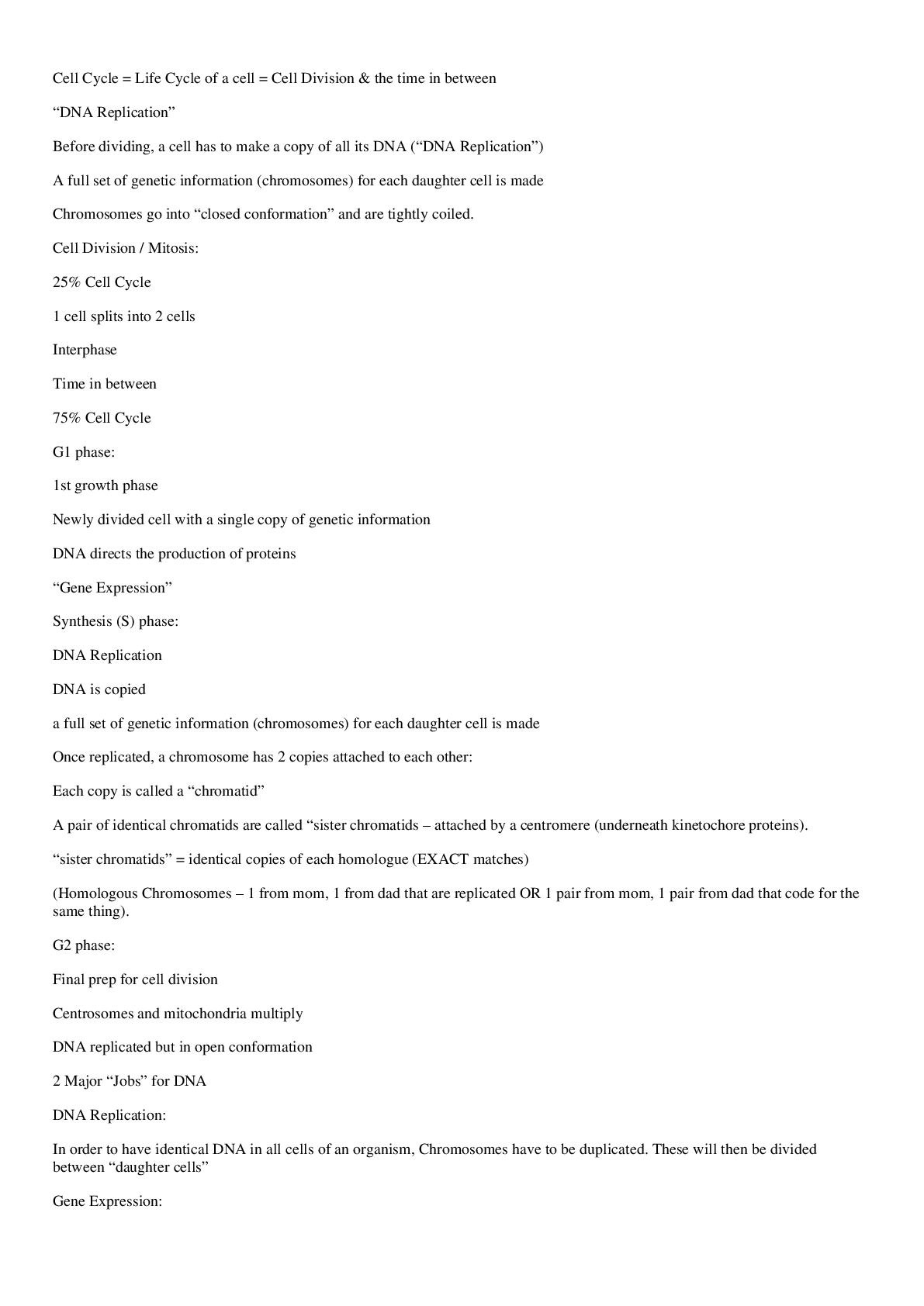 Preview image for Biology 197 - Introduction to Biology Exam 3